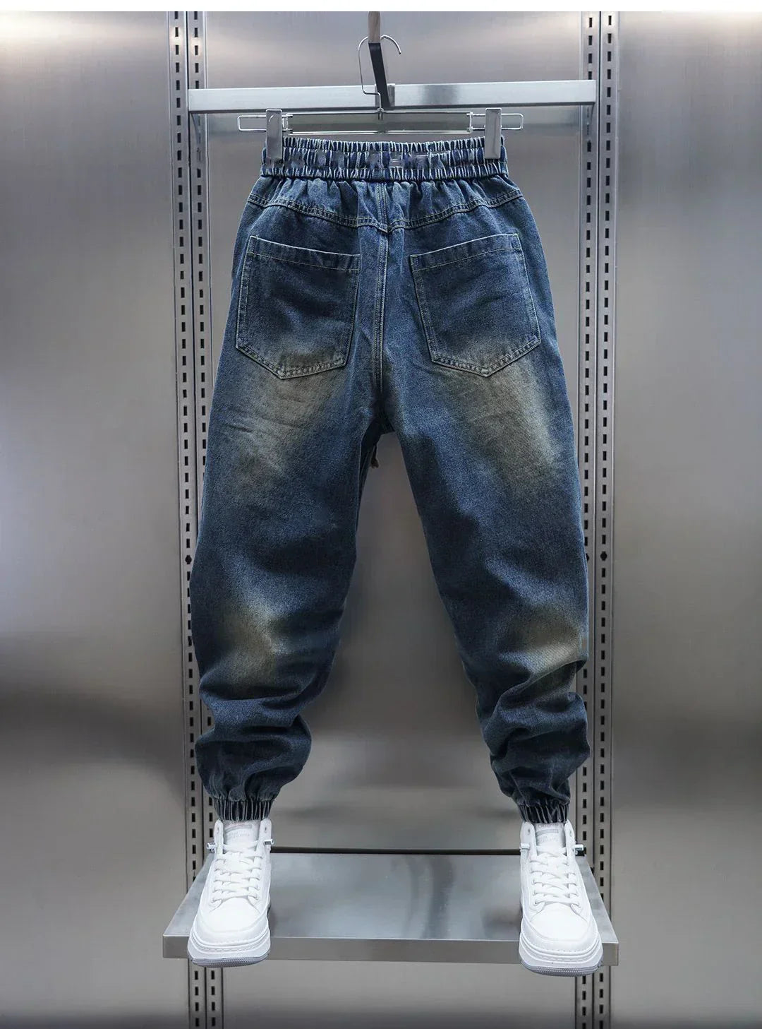 Nordic Lines™ | Baggy Denimbyxor med Skärp