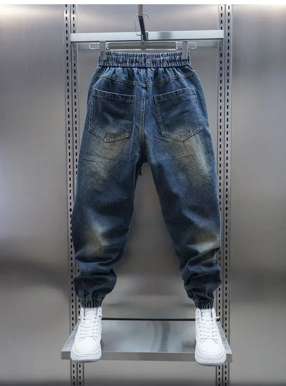 Nordic Lines™ | Baggy Denimbyxor med Skärp