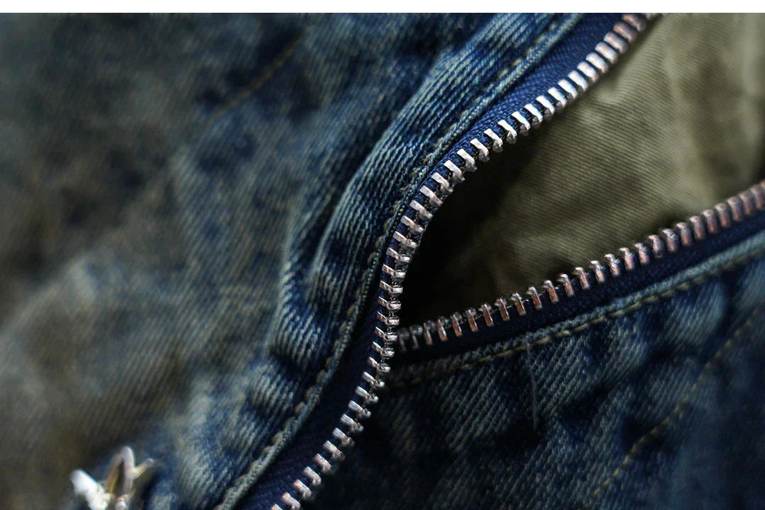 Nordic Lines™ | Baggy Denimbyxor med Skärp