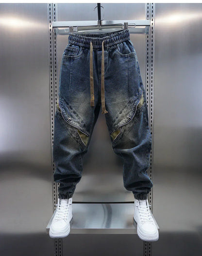 Nordic Lines™ | Baggy Denimbyxor med Skärp