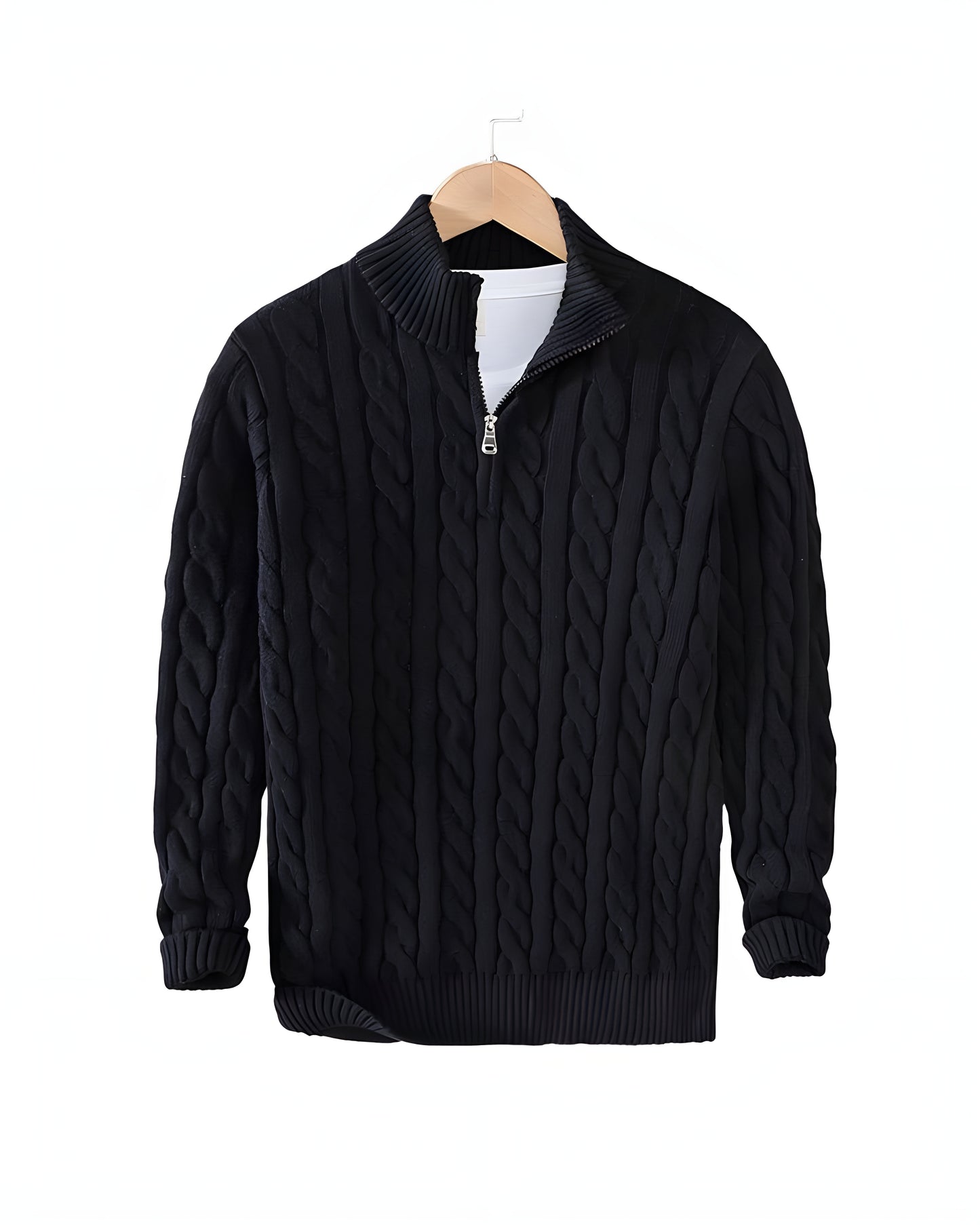Oscar™ | Stickad Half-Zip Tröja